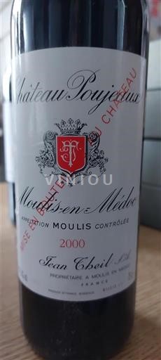 Bordeaux Moulis-en-Médoc Château Poujeaux Jean Thiel S. A 2000