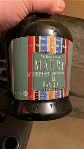 Roussillon Maury Les Vignerons de Maury Tuilé Rancio Nemilésimat