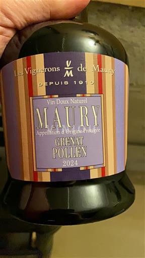 Roussillon Maury Les Vignerons de Maury Grenat Pollen 2024