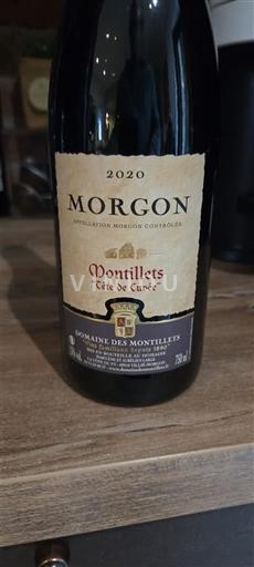 Beaujolais Morgon Domaine S Montillets Tête de 2020