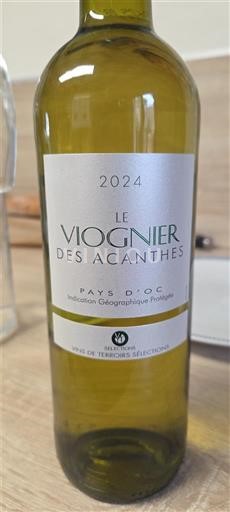 Linguadoca e Rossiglione Paese d'Oc Les Acanthes Le Viognier des Acanthes 2024
