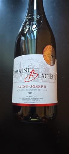 Вина Rouge sec Domaine Blachieux 2015 Франція Рона Сент-Жозеф AOC