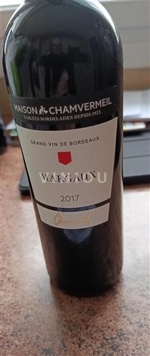 Bordeaux Margaux Maison Chamvermeil 2017