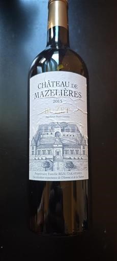 Southwest Côtes de Gascogne Château Mazelières 2015