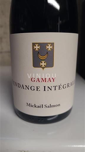 Loiredalen Touraine Mickaël Salmon Vendange Intégrale Icke årgångsbetecknad