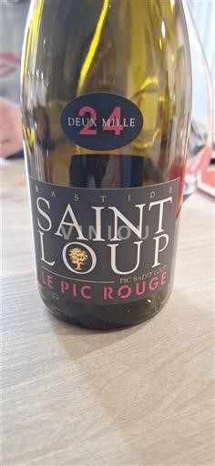 Languedoc Pic-saint-loup Bastide de Saint Loup Le Pic Rouge 2024
