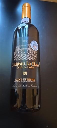 Bordeaux Saint-Estèphe Château La Haye Le Cèdre 2013