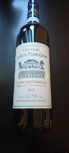 Bordeaux Lussac-saint-émilion Château La Rose Perruchon 2012