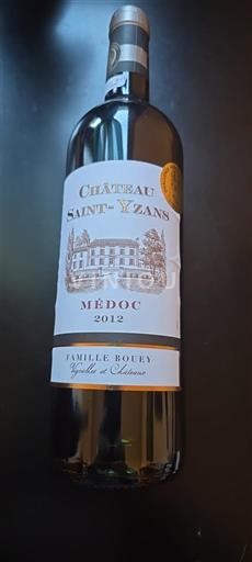 Bordeaux Médoc Château Saint-Yzans 2012