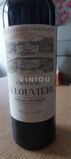Bordeaux Pessac-Léognan Château La Louvière André Lurton 2001