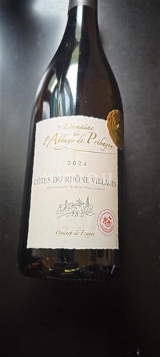 Вина Rouge sec Domaine L’Abbé du Pégaü 2024 Франція Рона Кот-дю-Рон села AOC