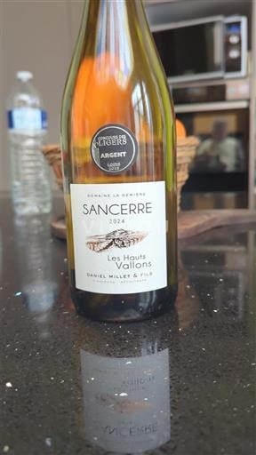 Loire-dalen Sancerre Domaine Silex la Devinière Les Hauts Vallons 2024