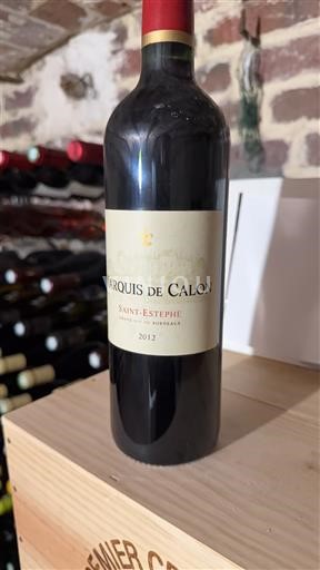 Bordeaux Saint-Estèphe Château Calon Ségur Marquis de Calon 2012