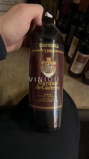 La Rioja Rioja Marqués de Cáceres Reserva 1995