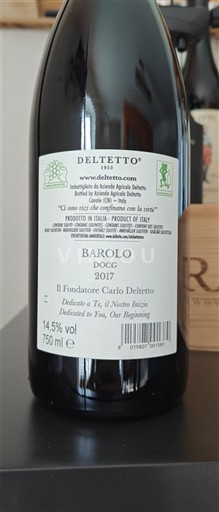 Piemont Barolo Deltetto Il Fondatore Carlo Deltetto 2017