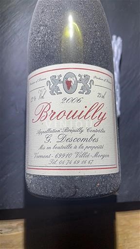 Beaujolais Brouilly G. Descombes 2005