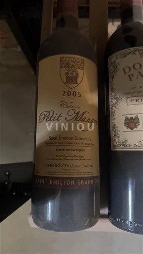 Bordeaux Saint-Émilion Grand Cru Château Petit Mangot 2005