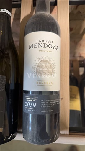 Murcia Alicante Enrique Mendoza Reserva 2019