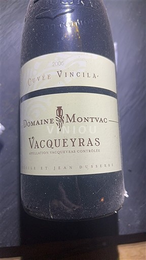 Valle del Ródano Vacqueyras Domaine Montvac Vincila 2005