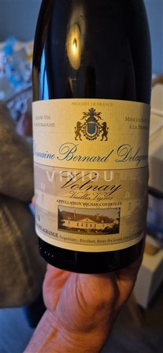 Burgundi Volnay Domaine Bernard Delagrange Vieilles Vignes 2019