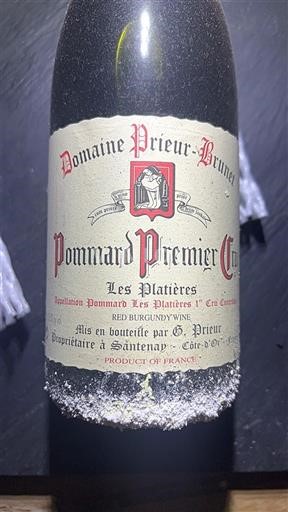 Burgundy Pommard Premier Cru Domaine Prieur-Brunet Les Platières Non-Vintage