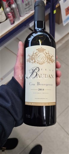 Bordeaux Moulis-en-Médoc Château Baudan 2014