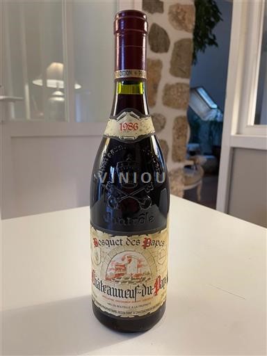 Valea Ronului Châteauneuf-du-Pape Bosquet des Papes 1986