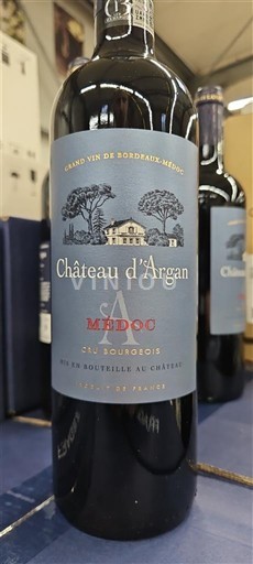 Bordeaux Médoc Château Argan Cru Bourgeois 2017