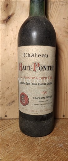 Bordeaux Saint-Émilion Grand Cru Château Haut Pontet Château Haut Pontet 1981