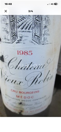 Bordeaux Médoc Château Vieux Robin 1985