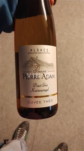 Ельзас Domaine Pierre Adam Théo Pinot Gris 2022