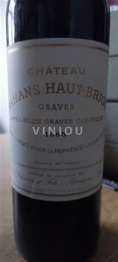 Bordeaux Graves Château Bahans Haut-Brion Nathl Johnston et Fils 1985