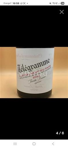 Valea Ronului Châteauneuf-du-Pape Vieux Télégraphe Télégramme 2023