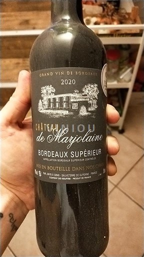 Bordeaux Bordeaux superior Château Marjolaine 2020