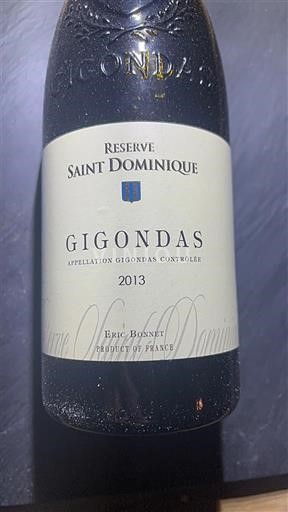 Valea Ronului Gigondas Réserve Saint Dominique 2013