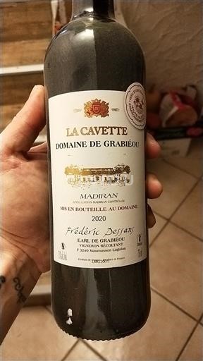 Sud-Vest Madiran Domaine Grabiéou La Cavette 2020