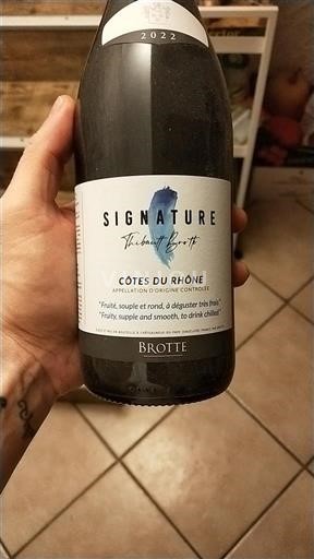Vallée du Rhône Côtes-du-rhône Brotte Signature 2022