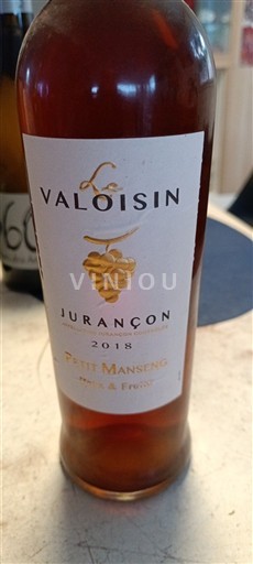 Jihozápad Jurançon Le Valoisin Petit Manseng Moelleux & Fruité 2018