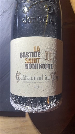 Vallée du Rhône Châteauneuf-du-pape La Bastide Saint Dominique 2011