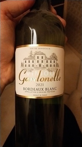 Bordeaux Bordeaux beli. Gardonelle 2021