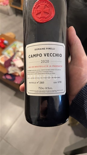 Corsica Patrimonio Domaine Pinelli Campo Vecchio 2020