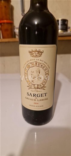 Bordeaux Saint-Julien Château Gruaud Larose Sarget 2014