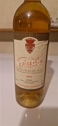 Burdeos Sainte-Croix-Du-Mont Château S Gravières 2004