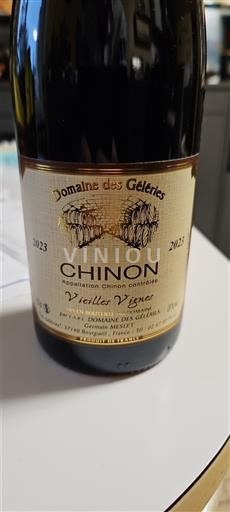 Vale do Loire Chinon Domaine S Géleries Vieilles Vignes 2023