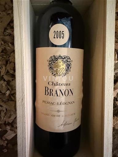 Bordeaux Pessac-Léognan Château Branon 2005