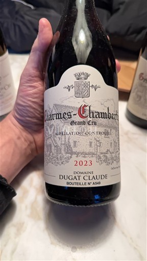 Borgonha Charmes-Chambertin Grand Cru Dugat Claude 2023