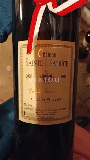 Provence Côtes-de-Provence Château Sainte Béatrice Vian 2008