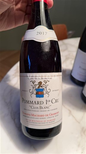 Bourgogne Pommard Premier Cru Domaine Machard de Gramont Clos Blanc 2017