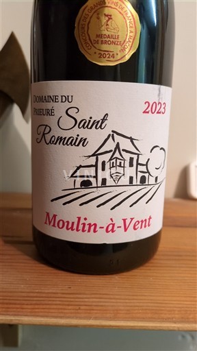 Beaujolais Moulin-à-vent Domaine Prieuré Saint Romain 2023