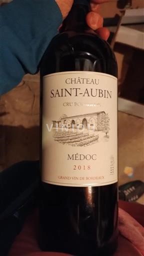 Bordeaux Médoc Château Saint-Aubin 2018
